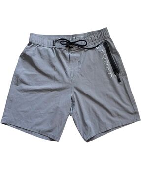 Spyder Large Gray Performance Swim Trunks